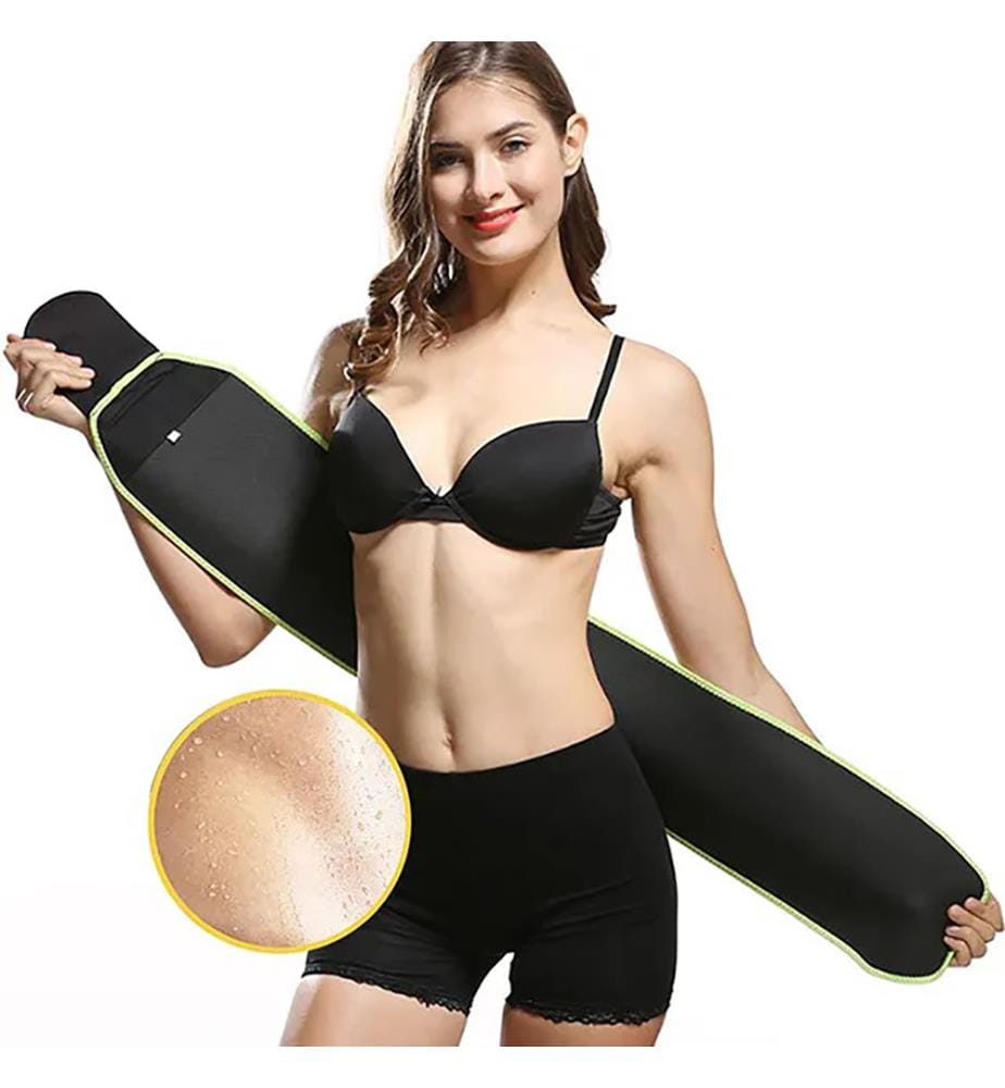 Schwitzgürtel aus Neopren und Lycra