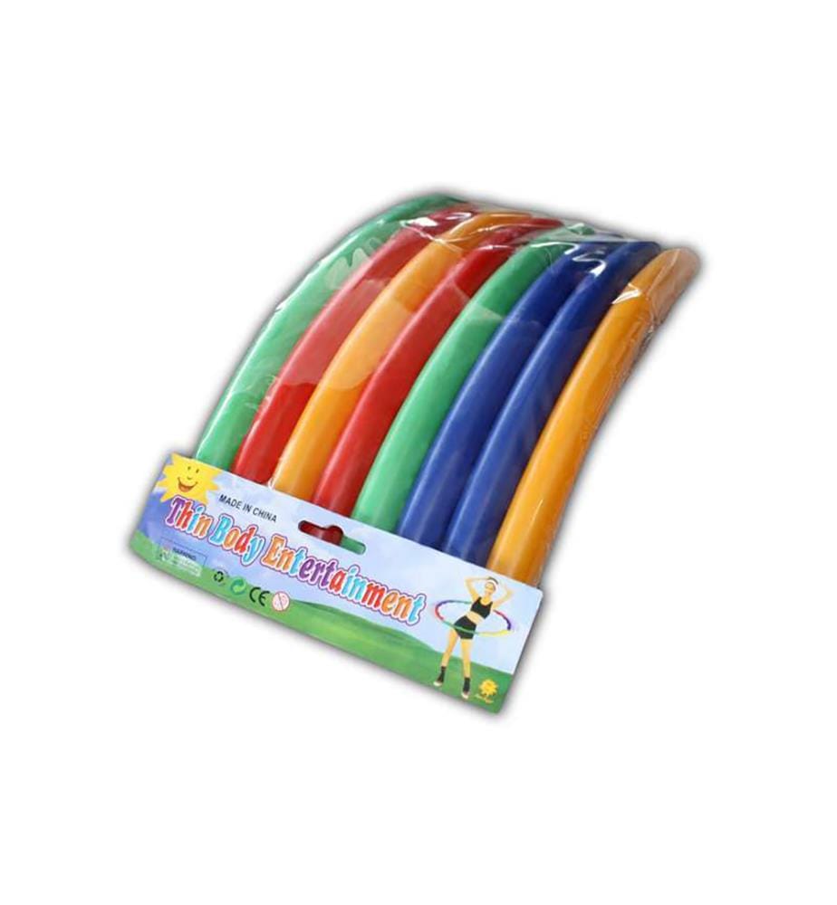 Hula Hoop 8 Stück (81cm) Mehrfarbig