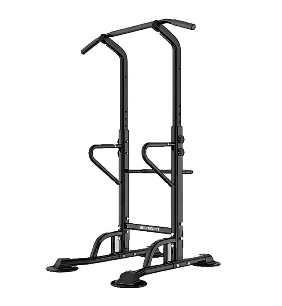 FitLife Multifunktionale, verstellbare Kraftstation - Schwarz/Rot