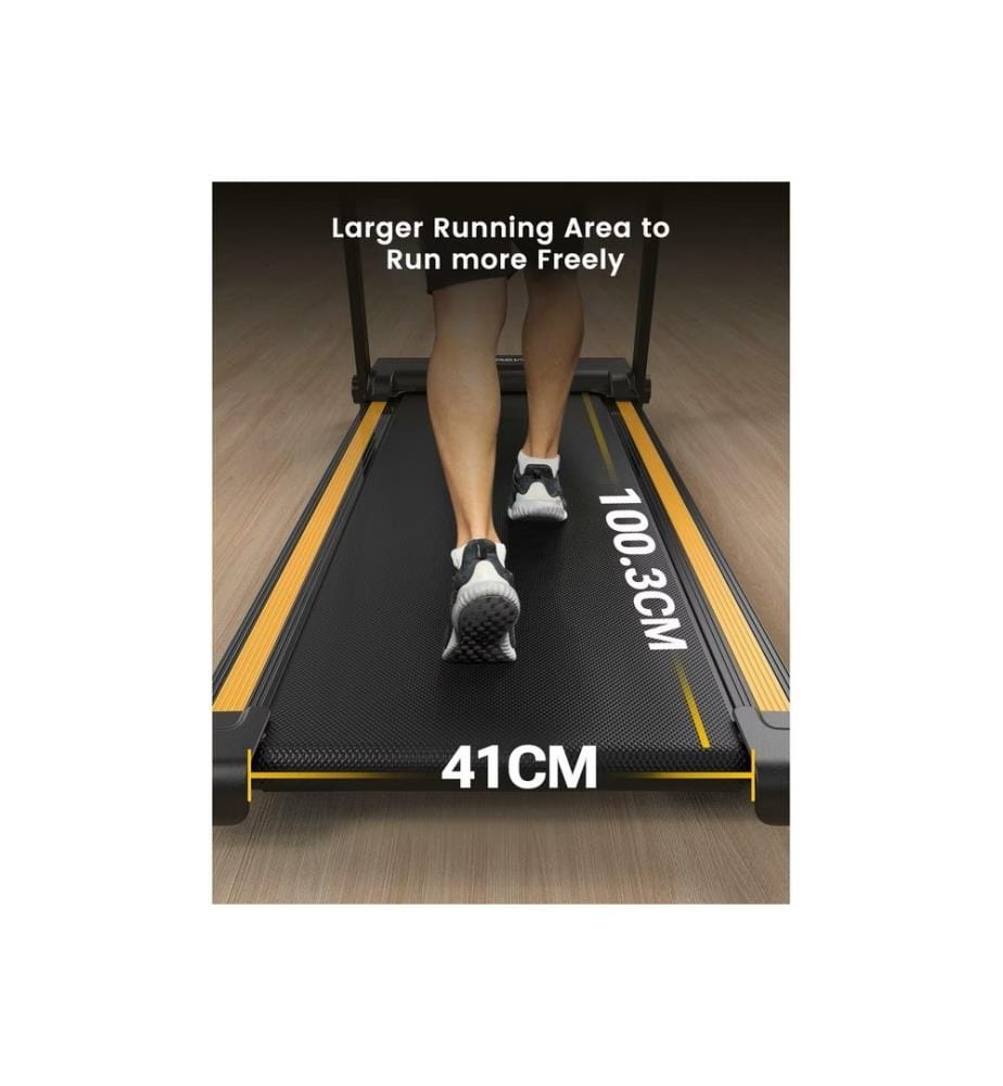 Foldi Mini Laufband 122 x 58 x 13 cm - Schwarz