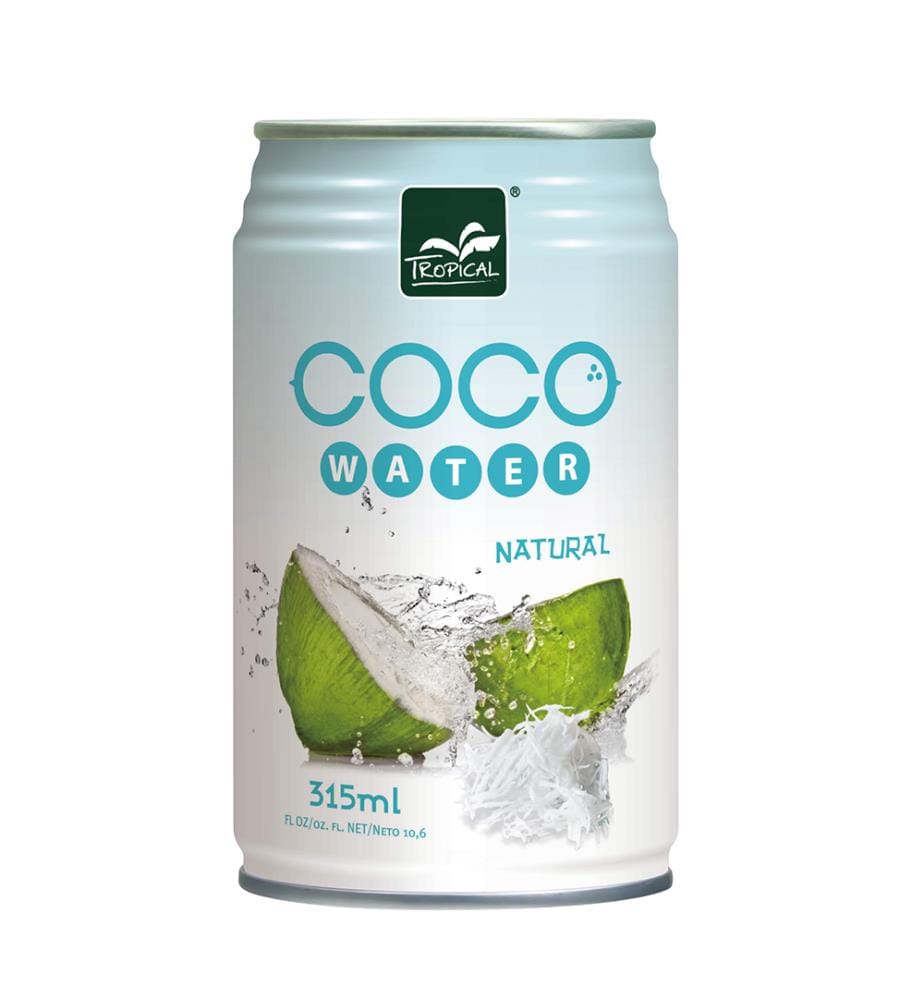 Lot von 24 Tropical Coco Water Natural Dose - 315ml