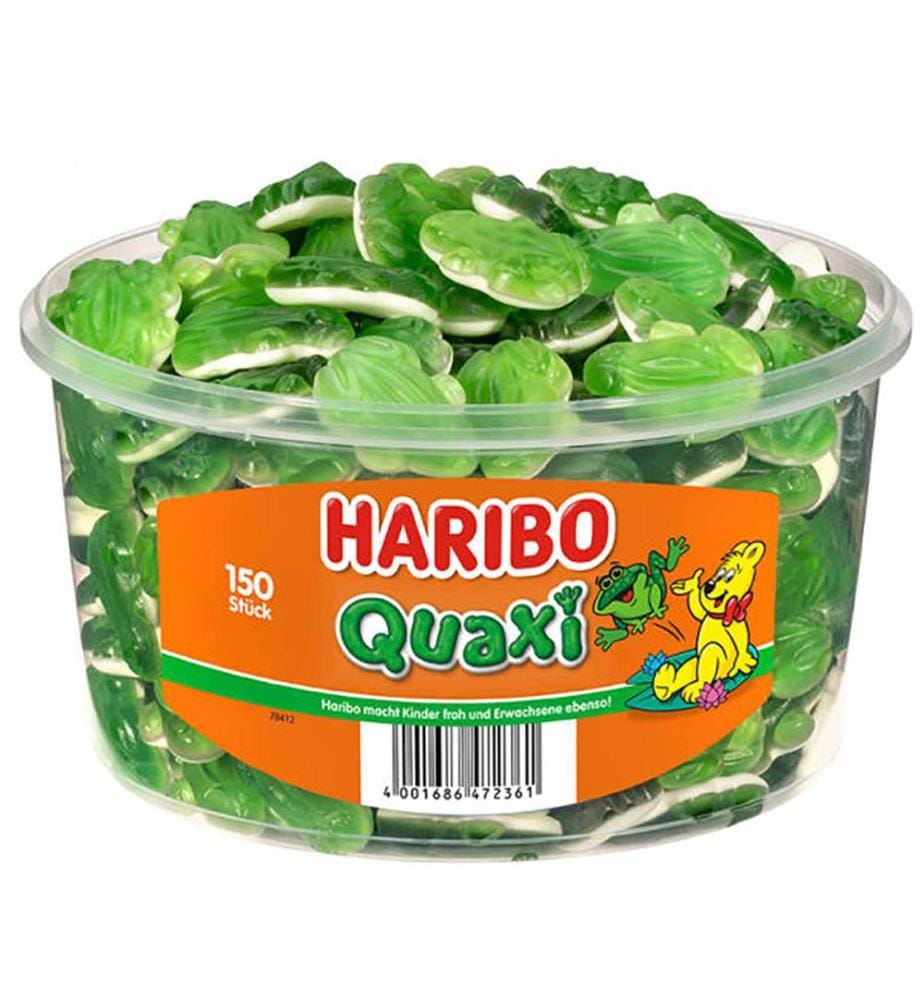 150x barattolo Haribo Rane - 1050g