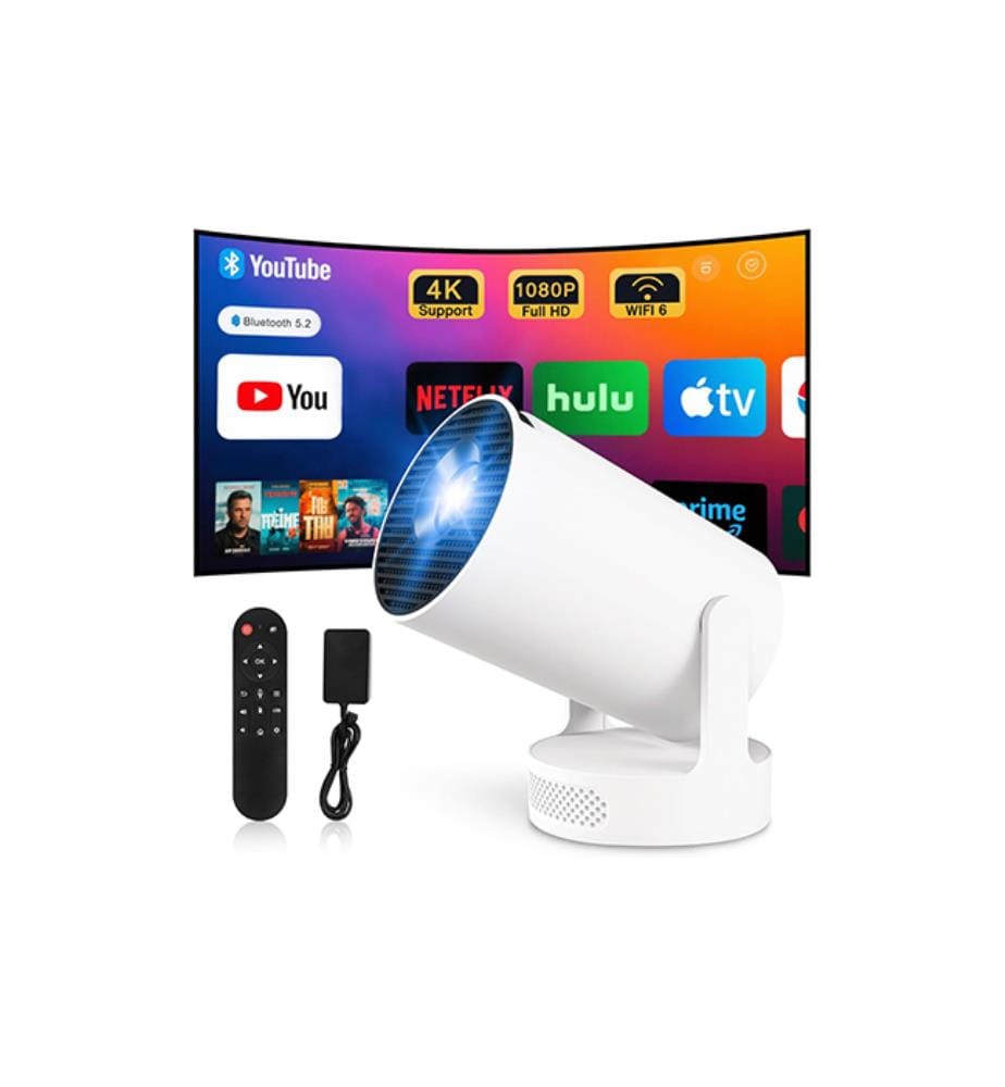 Mini-Videoprojektor Android 11 – WiFi 6 & Bluetooth – HY300 Ultra
