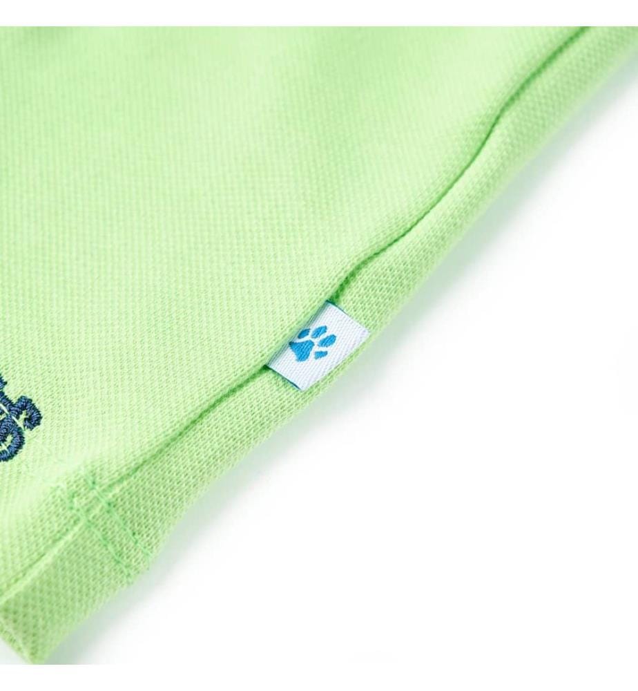 Kinder-Poloshirt Neongrün 140