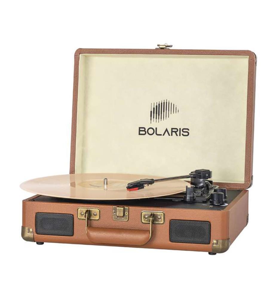 Platine vinyle Rio - 3 W - Bluetooth - Marron