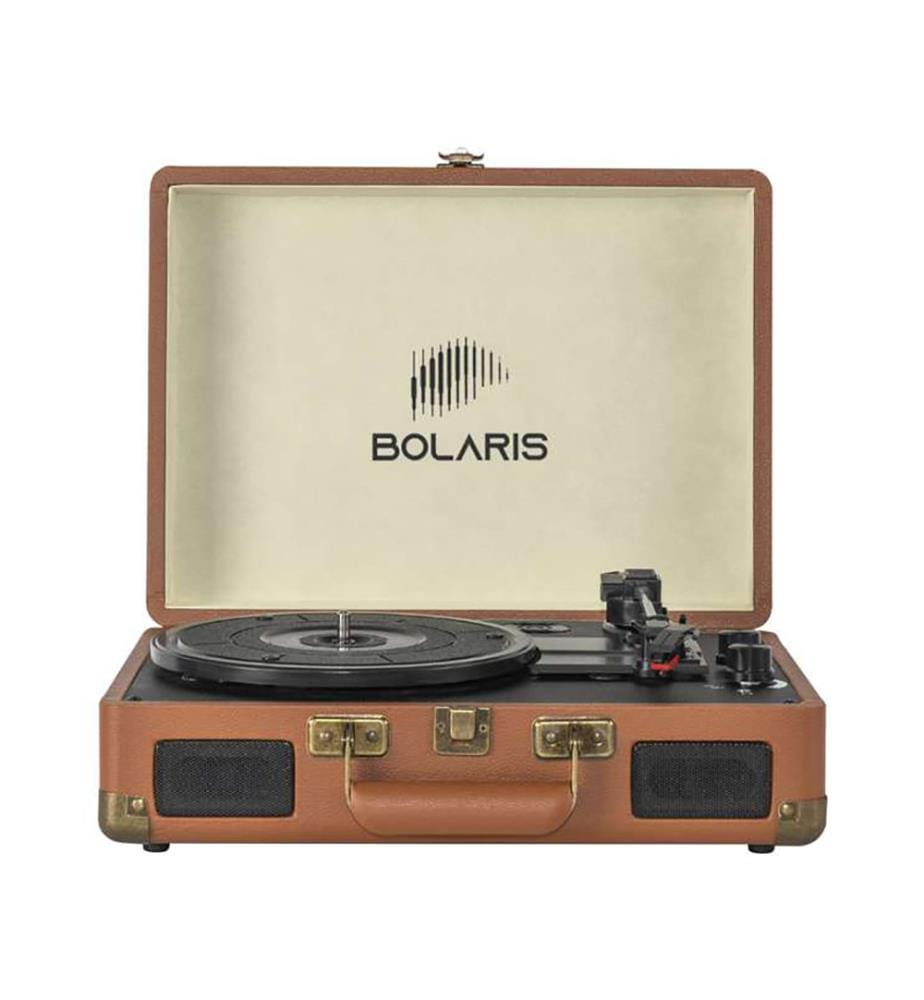 Platine vinyle Rio - 3 W - Bluetooth - Marron