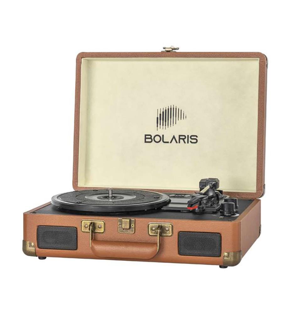 Platine vinyle Rio - 3 W - Bluetooth - Marron