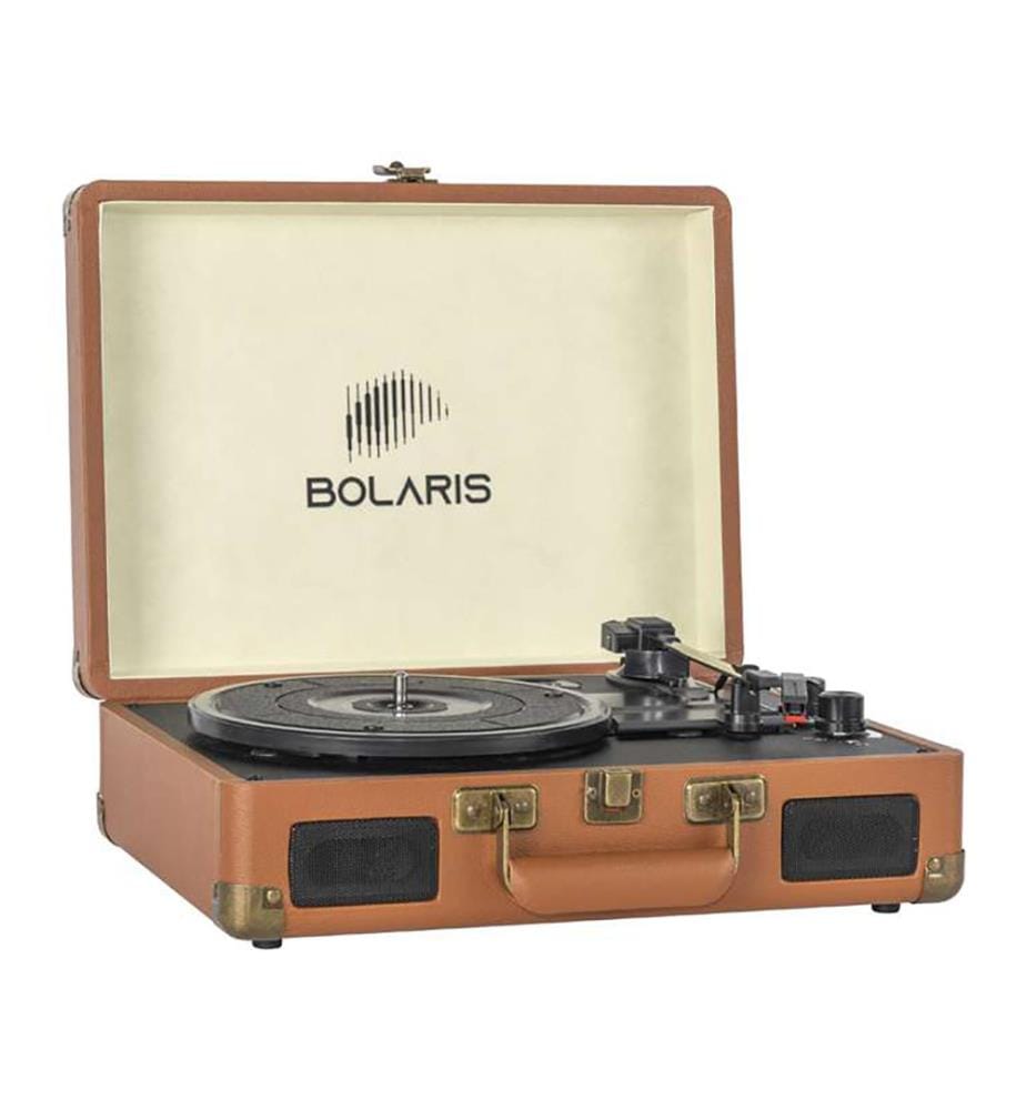 Platine vinyle Rio - 3 W - Bluetooth - Marron