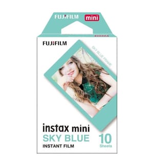 FUJIFILM - Instax Mini Sky Blue Sofortbild-Film (10 Blatt)