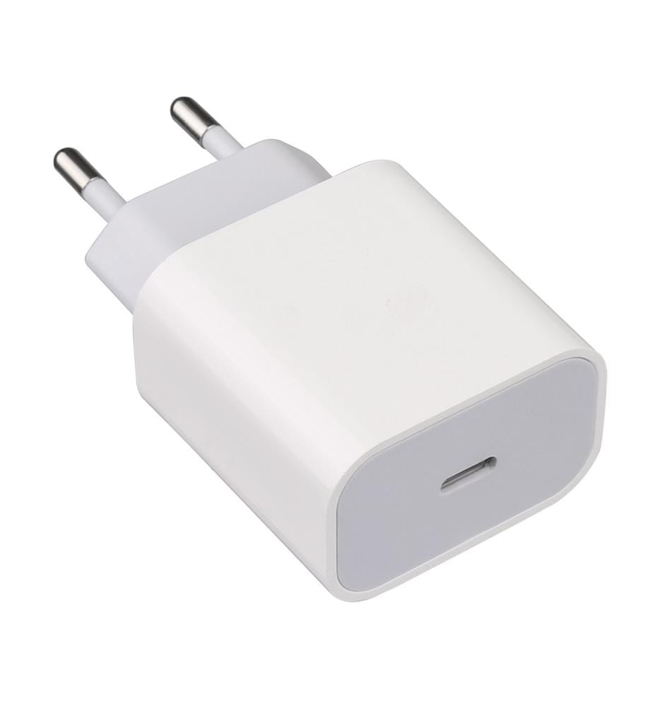 Universelles Netzladegerät + USB-C auf Lightening Kabel 2 Meter - Weiss