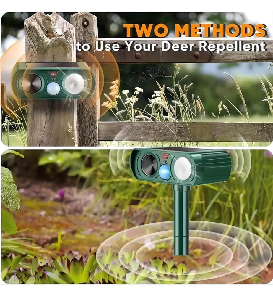 Solar LED Ultraschall-Repellent
