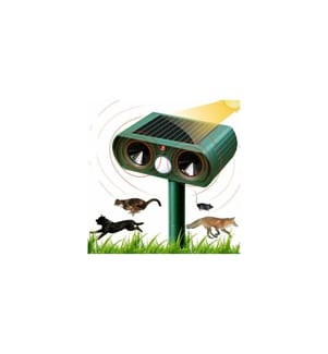 2er-Set Ultraschall-Solar-Tiervertreiber