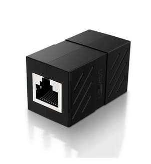 Netzwerkstecker Ethernet RJ45 10 Gbps Netzwerkkabelstecker Schwarz (NW114 20390)