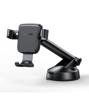 Support de téléphone par gravité pour tableau de bord cockpit noir (LP200 60990B)