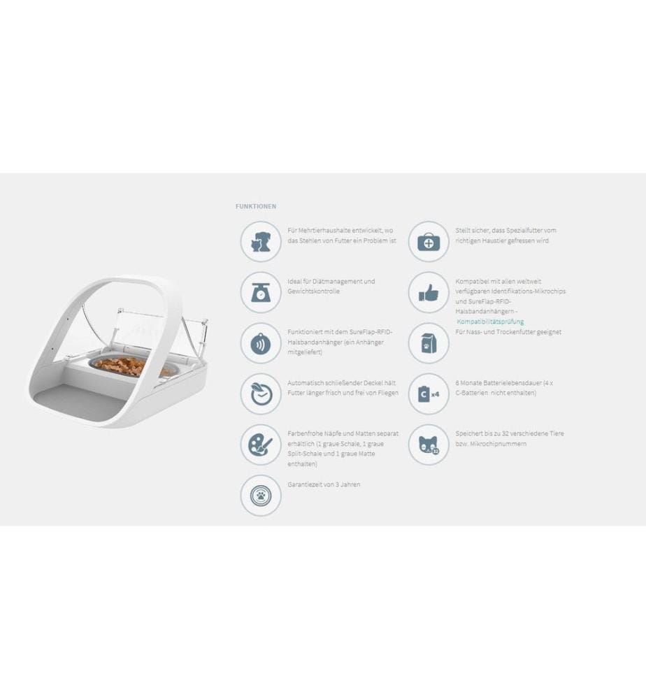 SUREFEED - Futterautomat Mikrochip-Erkennung