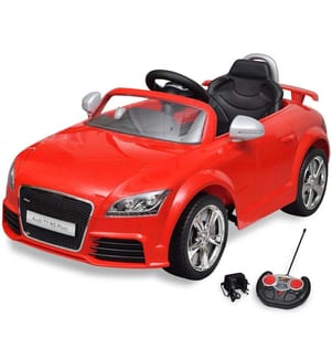 Aufsitzauto für Kinder Audi TT RS mit Fernsteuerung Rot
