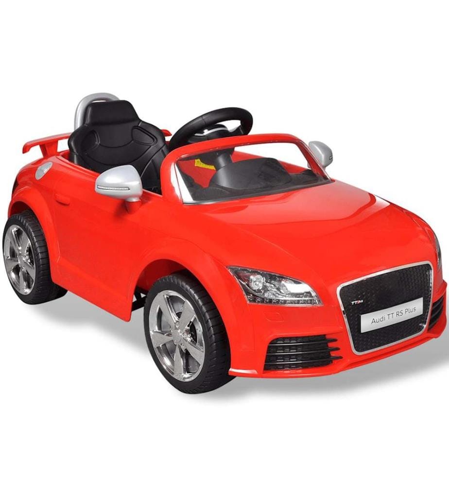 Aufsitzauto für Kinder Audi TT RS mit Fernsteuerung Rot