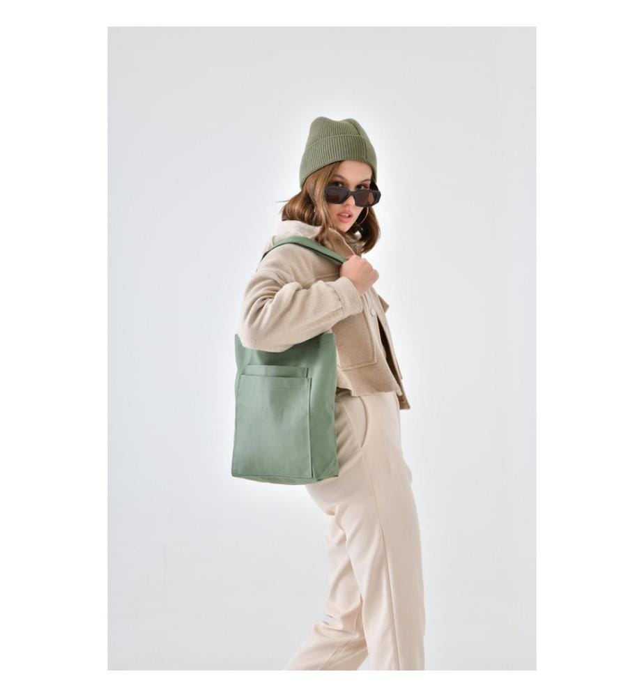 Tragetasche, 100 % Gabardine, Mint