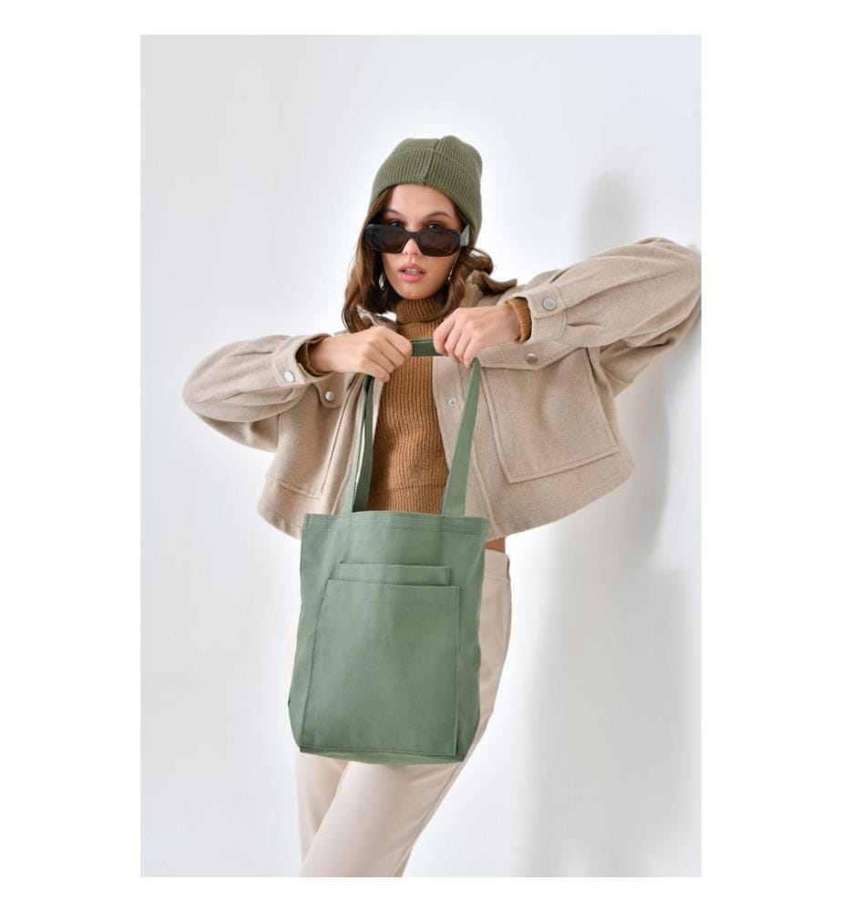 Tragetasche, 100 % Gabardine, Mint
