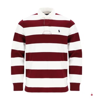 Rugby-Polohemd – Bordeauxrot und Weiss","detected_source_language":"FR