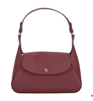 Crosshatch Medium Schylar Schultertasche - Dark & Garnet