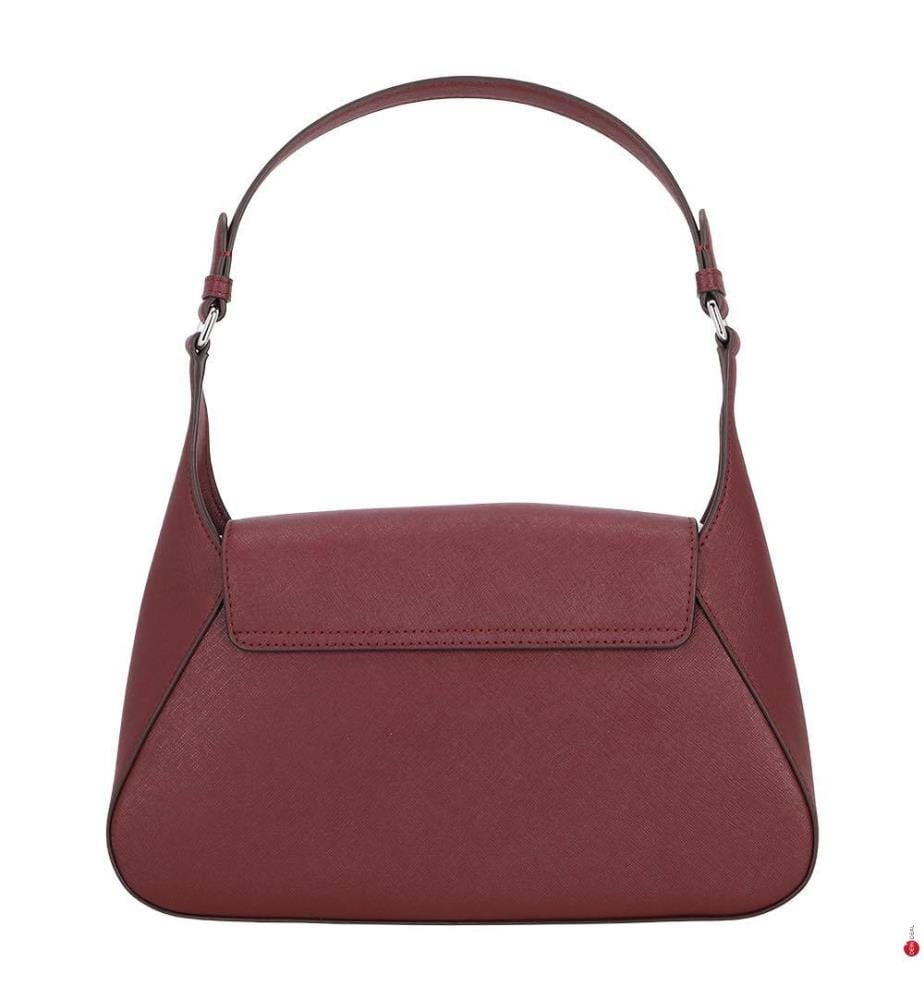 Crosshatch Medium Schylar Schultertasche - Dark & Garnet