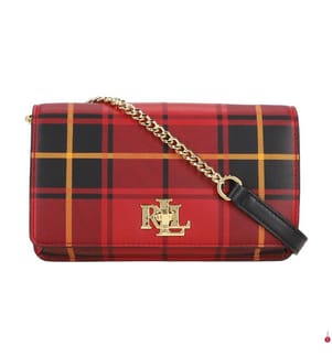 Umhängetasche mit Schottenmuster - Holiday & Tartan & Black