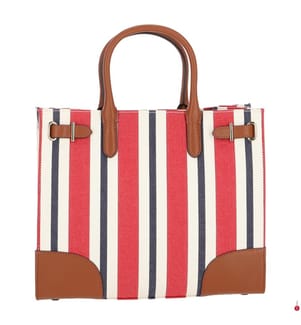 Handtasche - Braun & Weiss