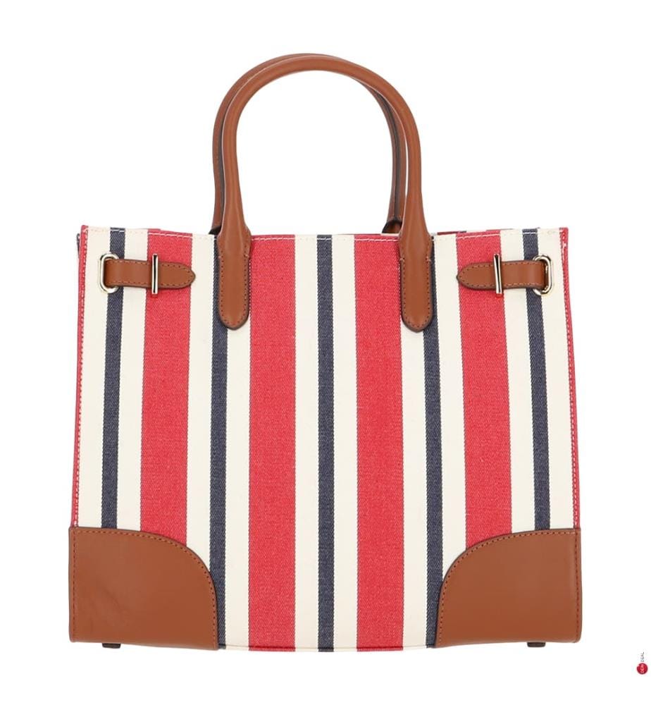 Handtasche - Braun & Weiss