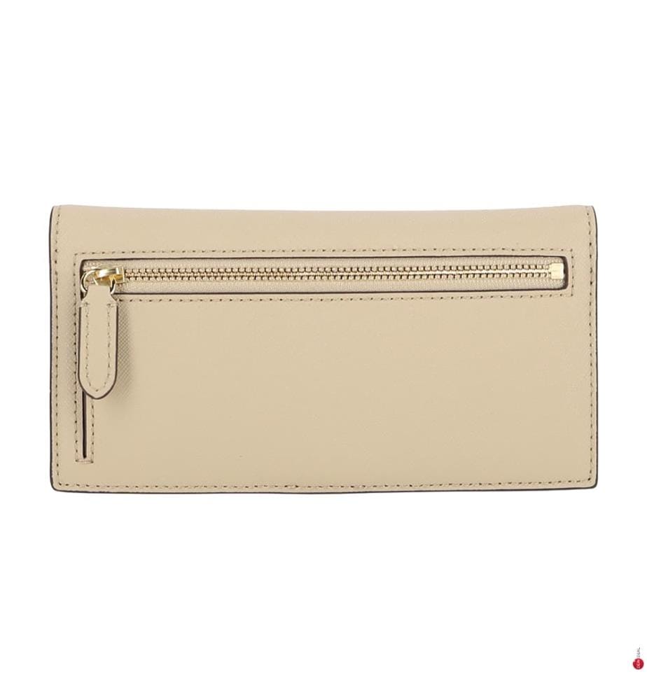 Brieftasche aus Leder - Beige