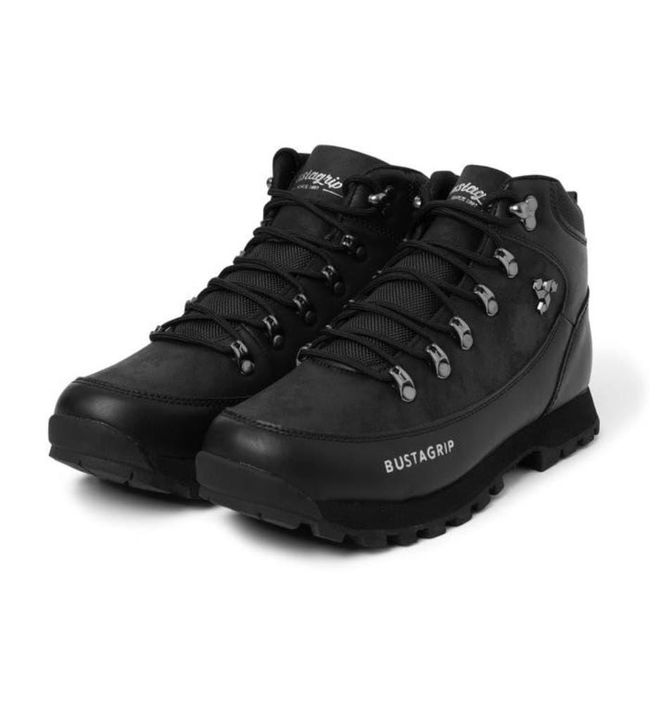 Leather ankle boots - Black