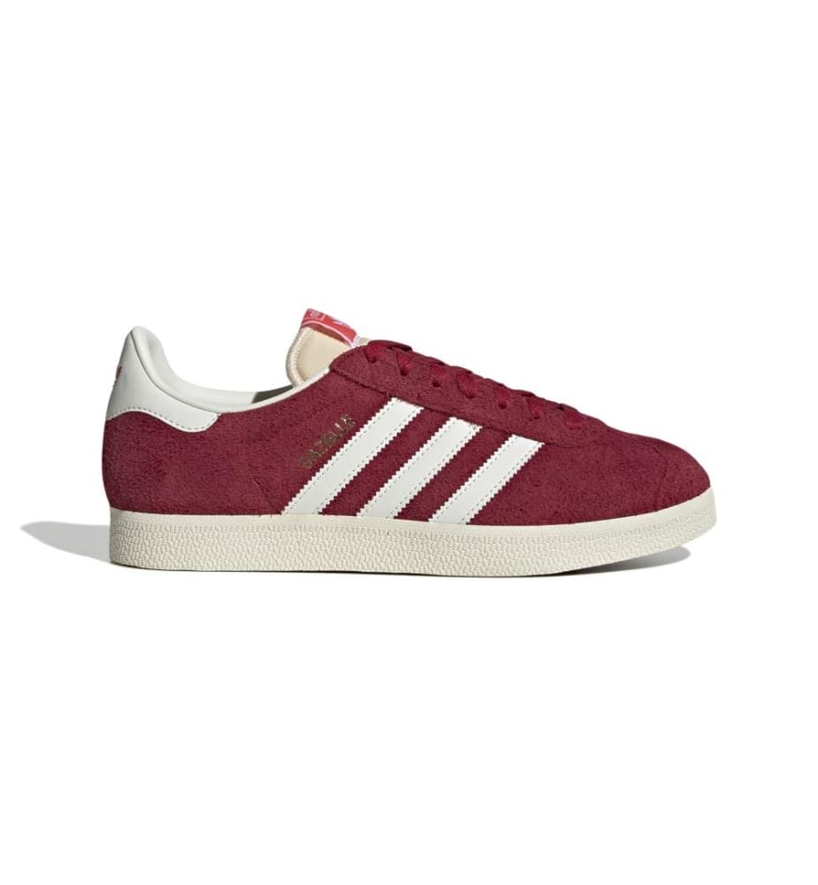 Sneakers Gazelle - Dunkelrot und Weiss