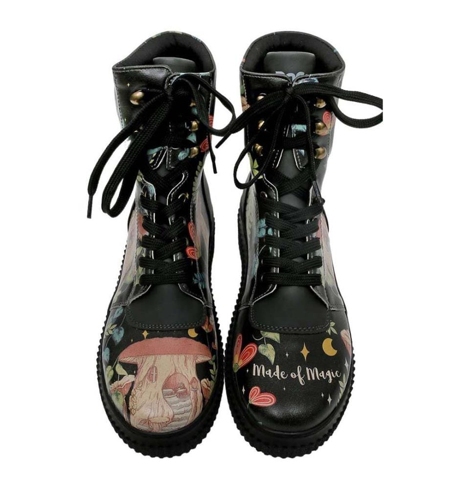 Bottes Longues en Cuir Végétal noir - Made Of Magic Design