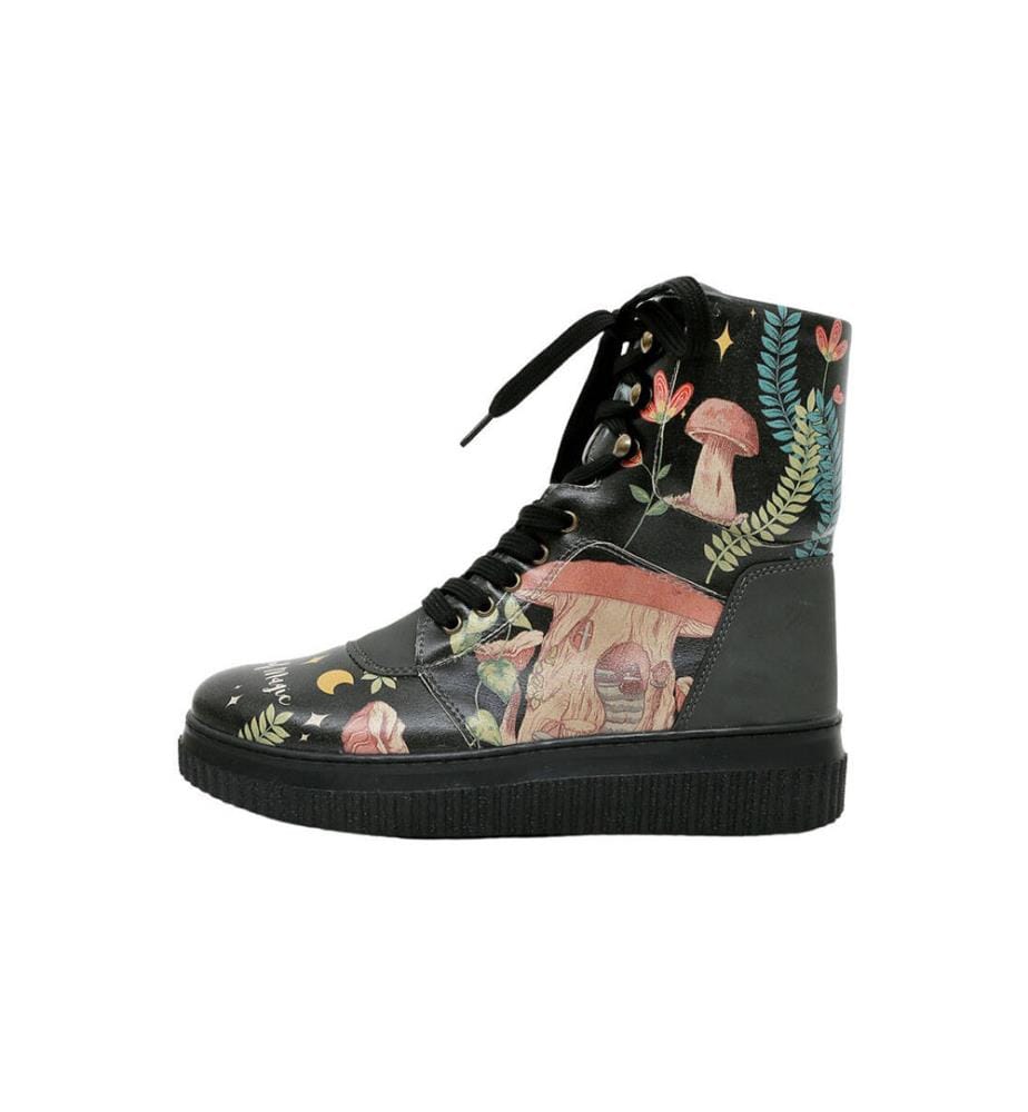 Bottes Longues en Cuir Végétal noir - Made Of Magic Design
