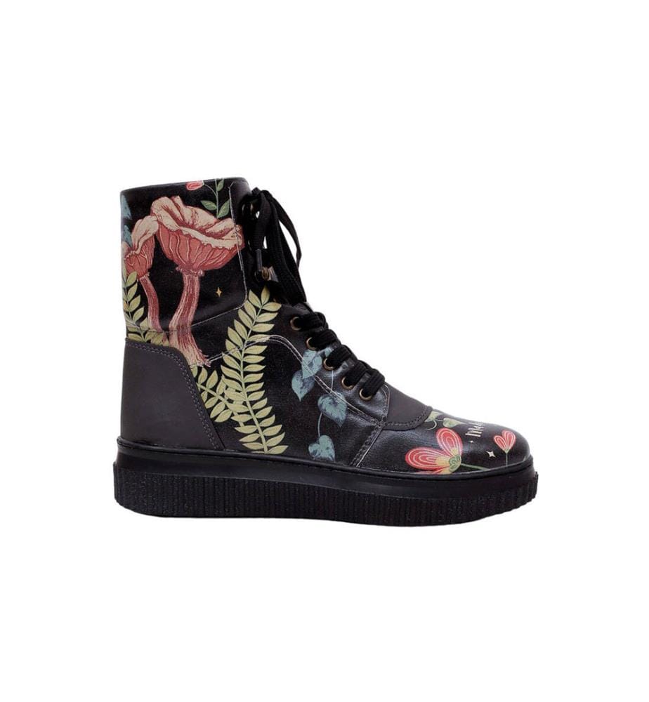 Bottes Longues en Cuir Végétal noir - Made Of Magic Design