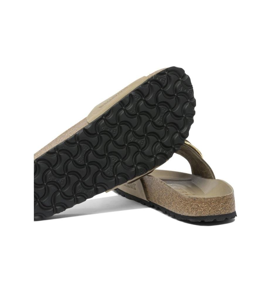Madrid Big Buckle Slides Sandalen - Braun
