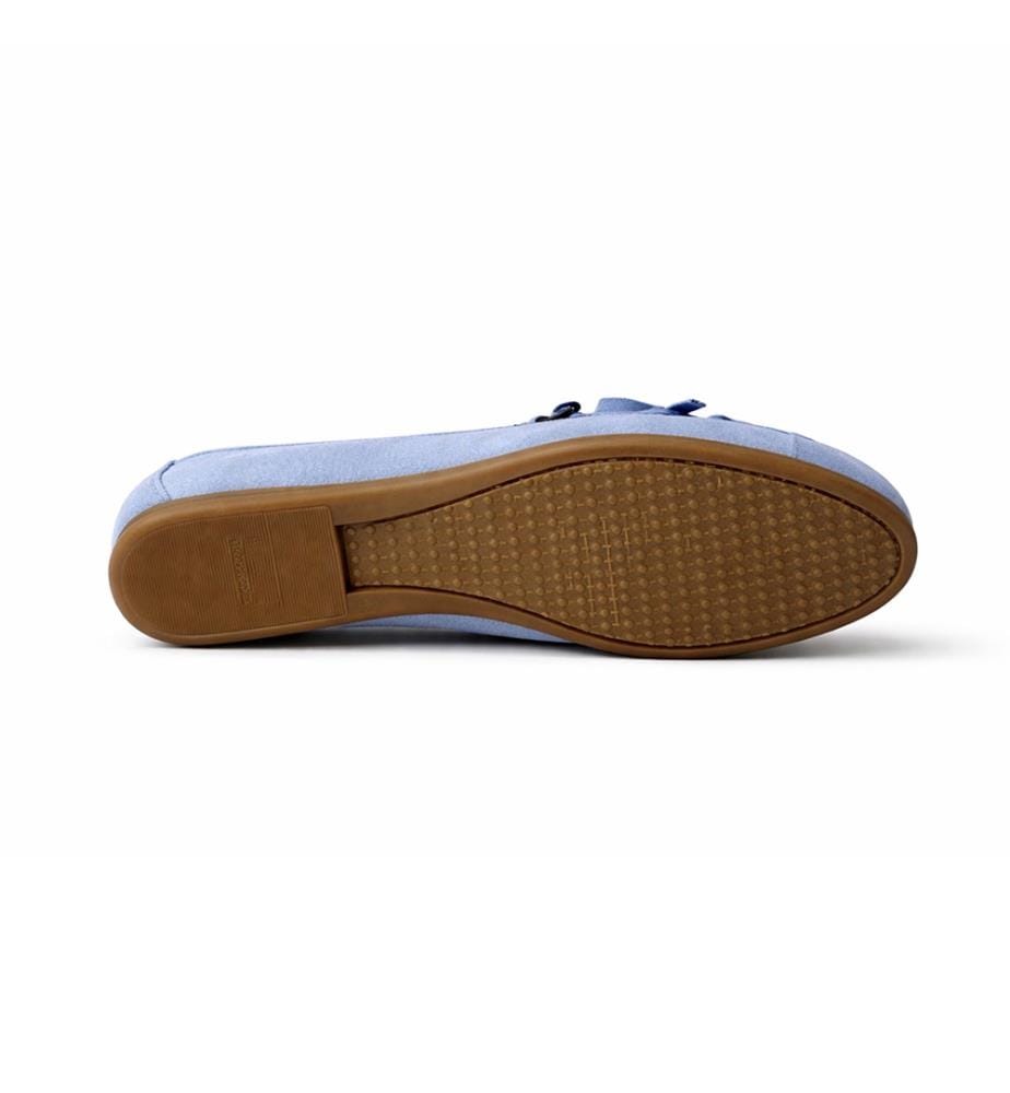Suede Moccasins - Blue