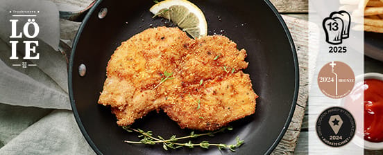 3-Gang-Gault-Millau-Menü mit Cordon bleu