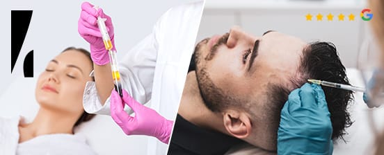 PRP-Behandlung für das Gesicht oder die Haare
