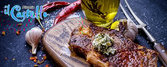 3-Gang-Dinner mit Rindsentrecôte