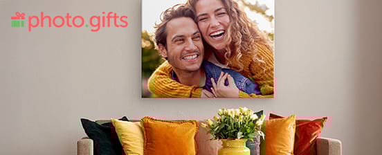 Personalised photo canvas