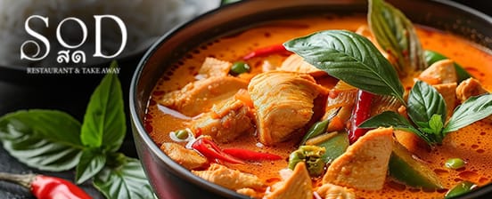 3-Gang-Thai-Menü mit Tofu oder Poulet