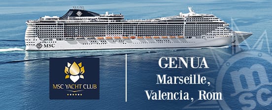 7 Nächte auf der MSC Splendida im MSC Yachtclub, westliches Mittelmeer