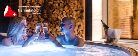 Albergo 3 stelle superiore nel Vallese, Aktiv Hotel & Spa Hannigalp