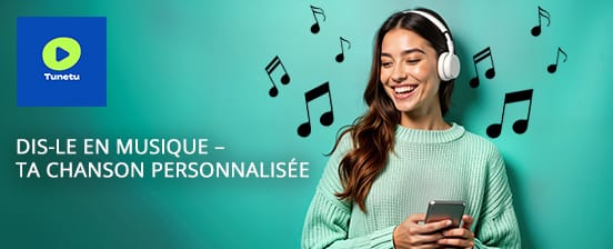 Chanson personnalisée par TuneTu