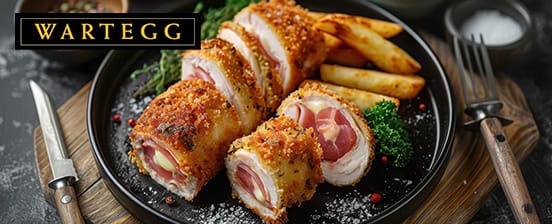 3-Gang-Menü mit Cordon bleu