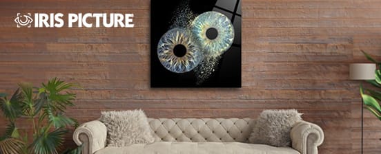 Irisfotografie auf Acrylglas
