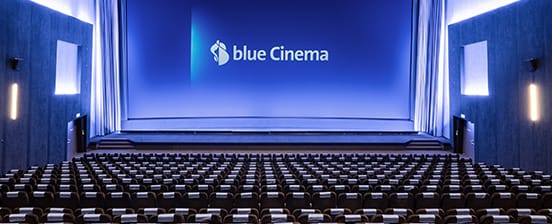 Entrée au blue Cinema