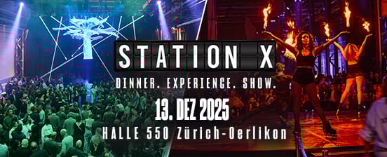 Premium ticket for Station X: dinner, experience, show