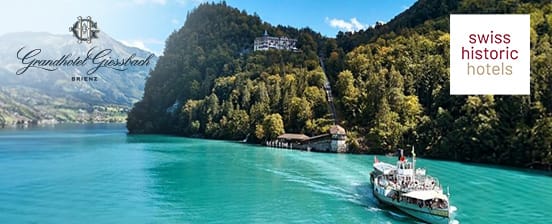 4-star hotel on Lake Brienz, Grandhotel Giessbach